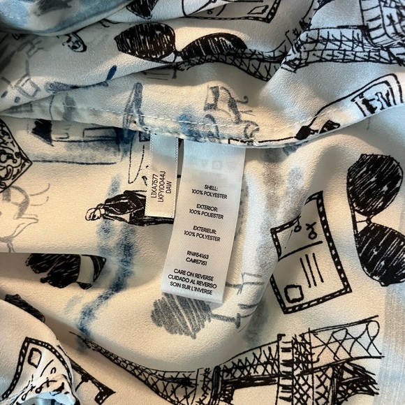 Karl Lagerfeld Paris corp core, business casual, coastal core long sleeve shirt - Picture 10 of 15